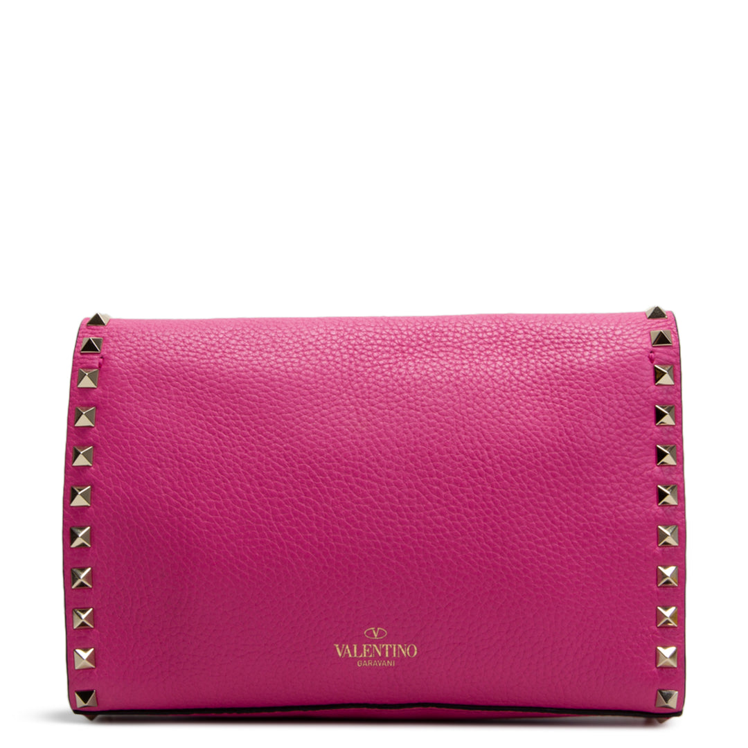 VALENTINO Rockstud Medium Shoulder Bag - Pink