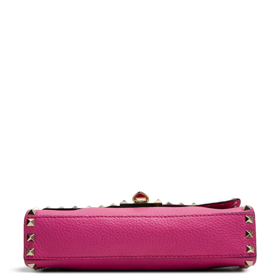 VALENTINO Rockstud Medium Shoulder Bag - Pink