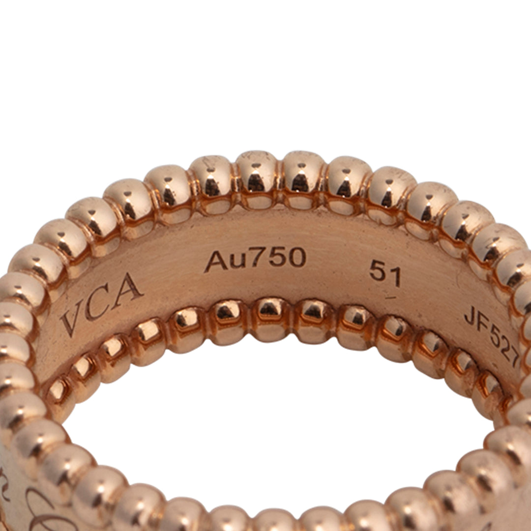 VAN CLEEF & ARPELS Perlée Signature Ring