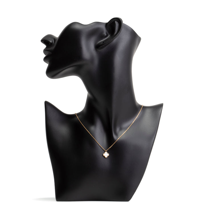 VAN CLEEF & ARPELS Mother of Pearl Sweet Alhambra Necklace