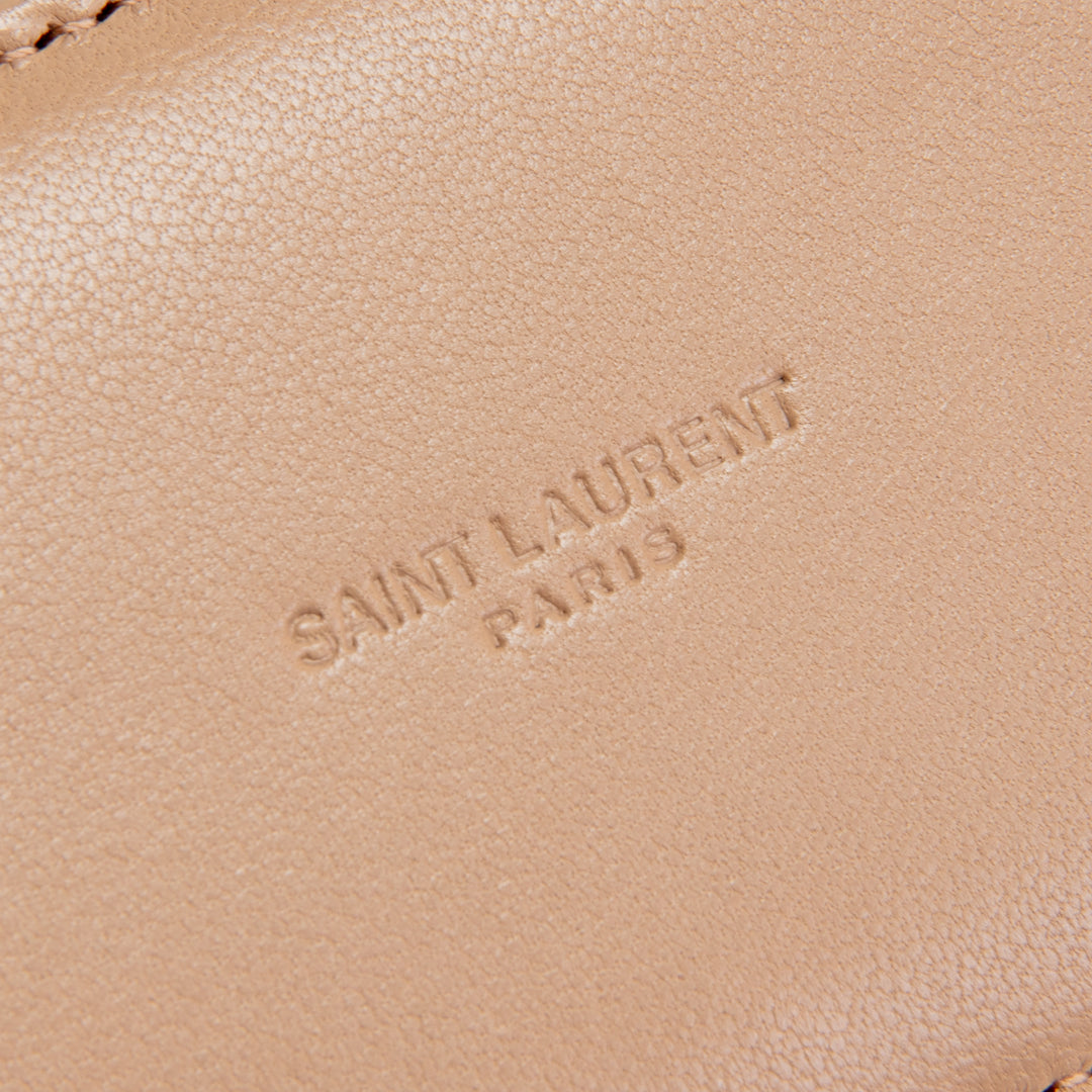 SAINT LAURENT Mini Gaby Vanity - Beige