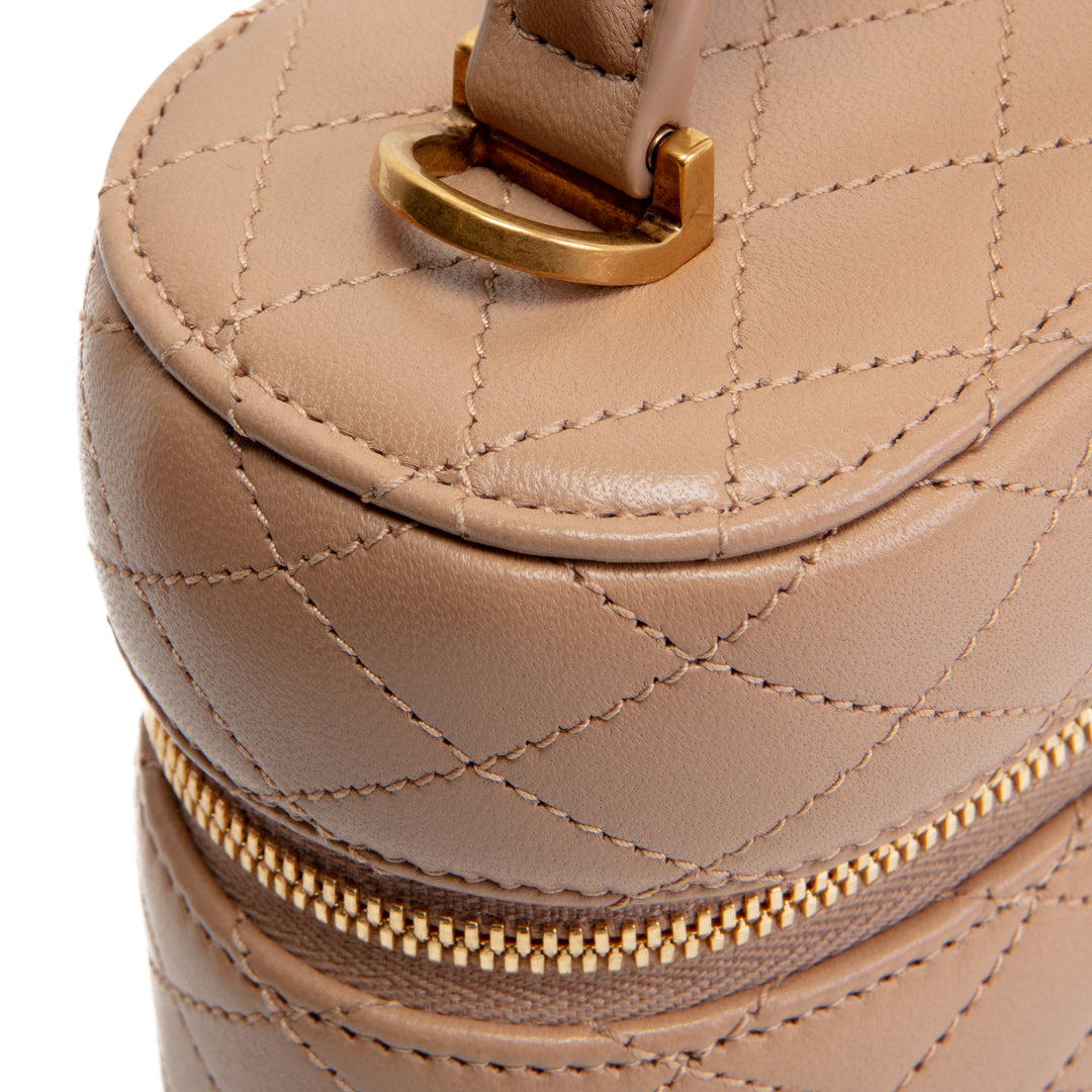 SAINT LAURENT Mini Gaby Vanity - Beige