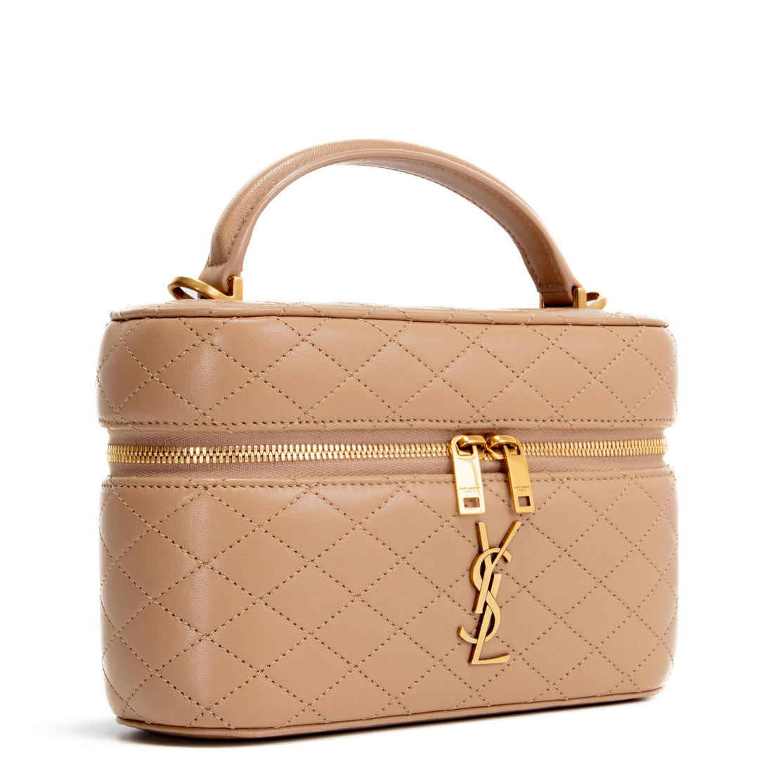 SAINT LAURENT Mini Gaby Vanity - Beige