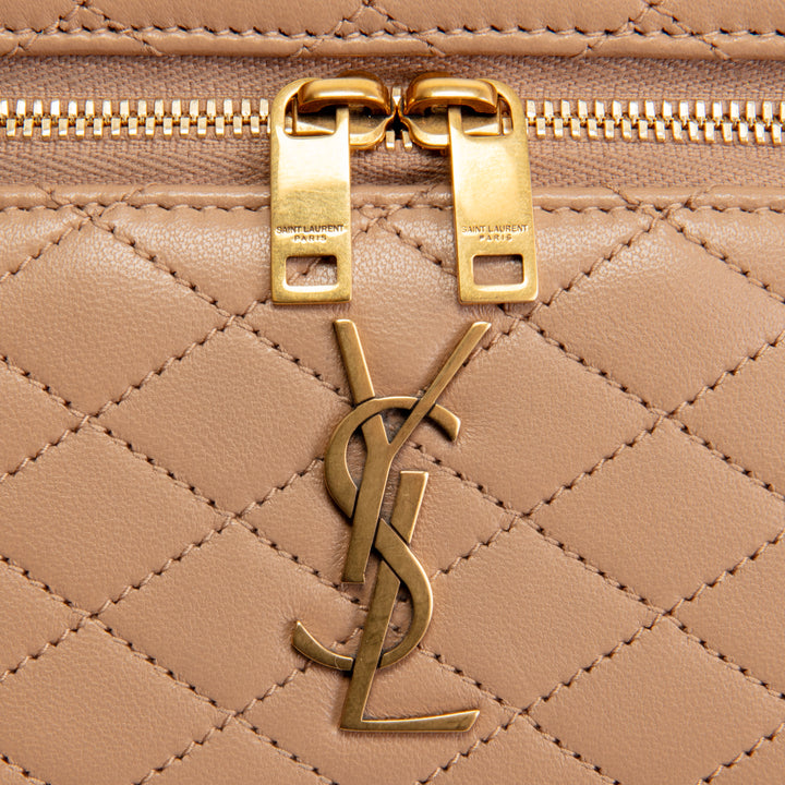 SAINT LAURENT Mini Gaby Vanity - Beige