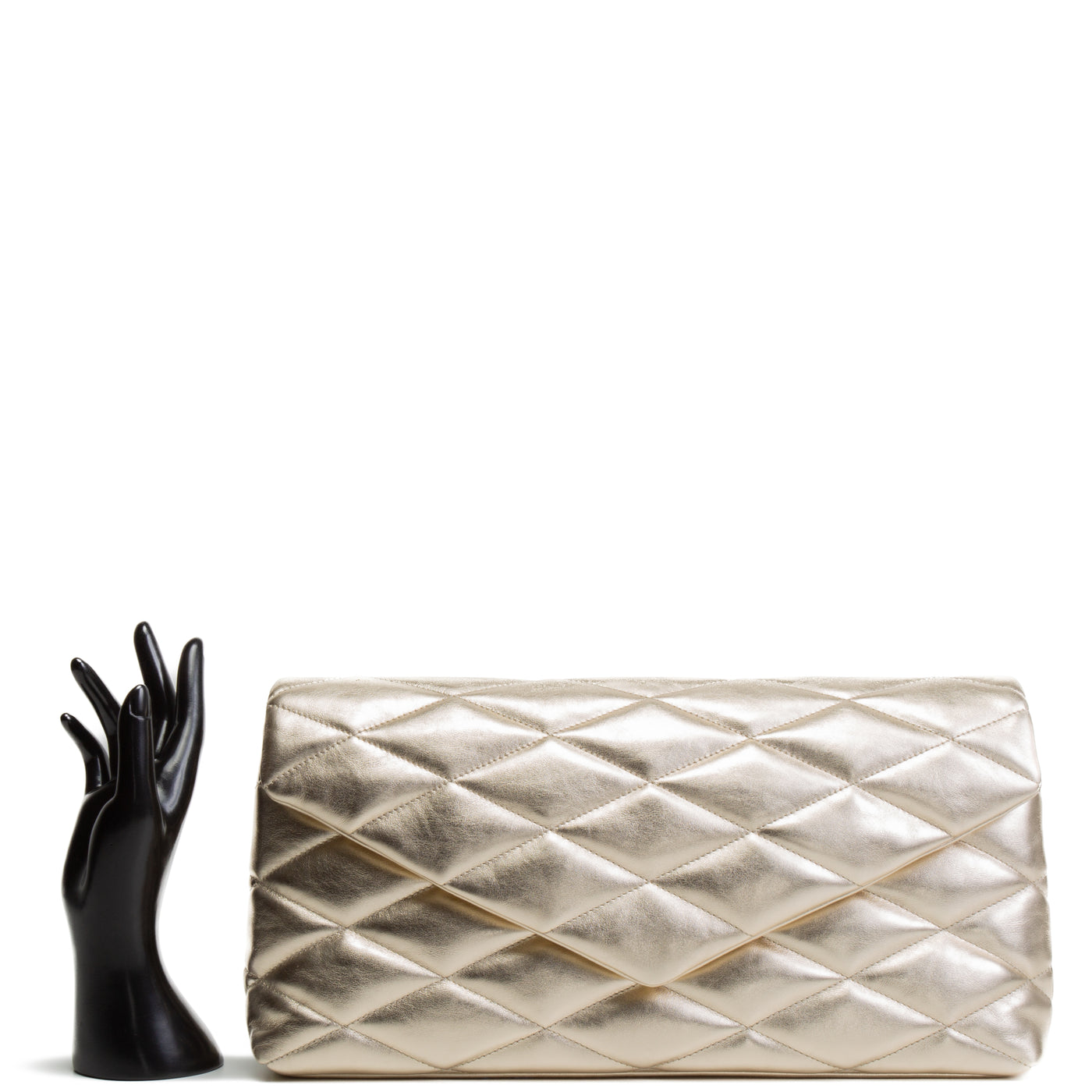 SAINT LAURENT Sade Clutch - Gold