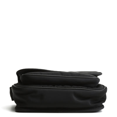 SAINT LAURENT Small Niki Nylon Messenger - Black