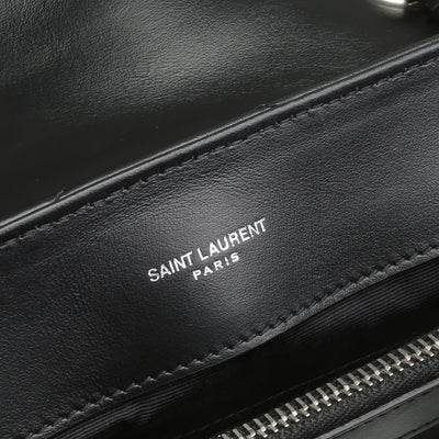 SAINT LAURENT Monogram Matelesse Medium LouLou - Black