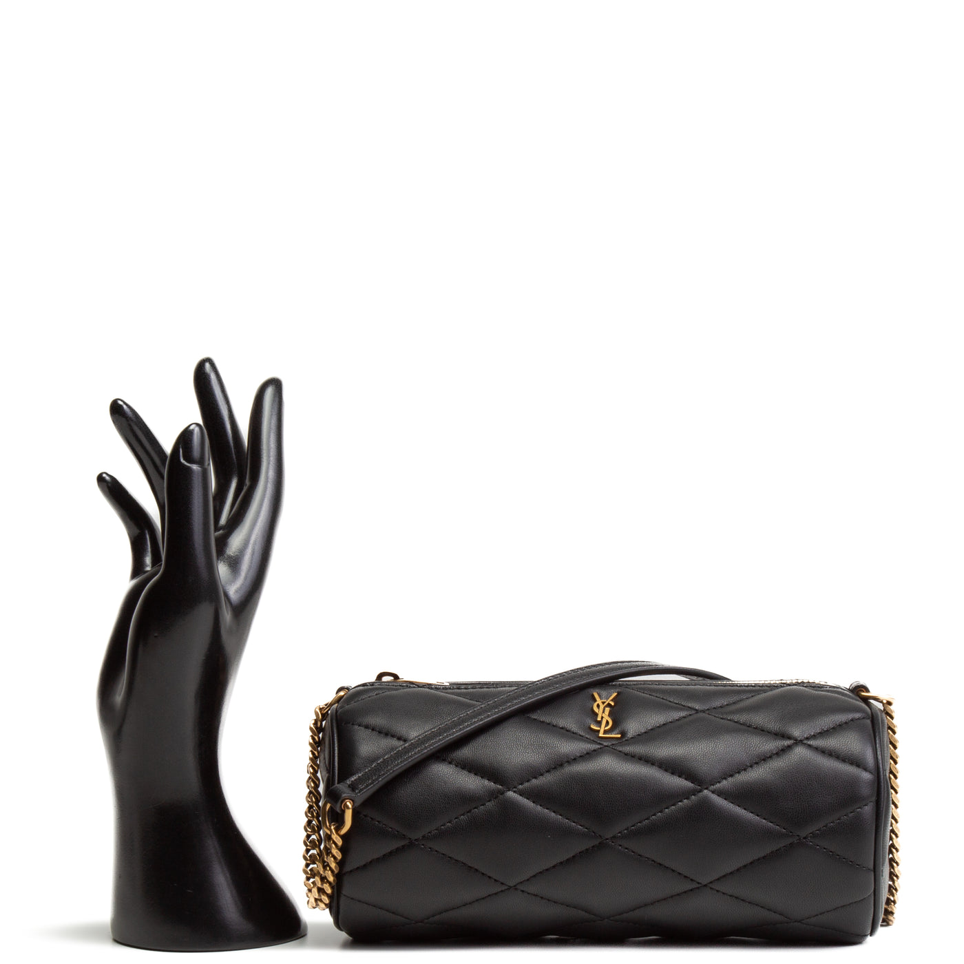 SAINT LAURENT Sade Mini Tube Bag - Black