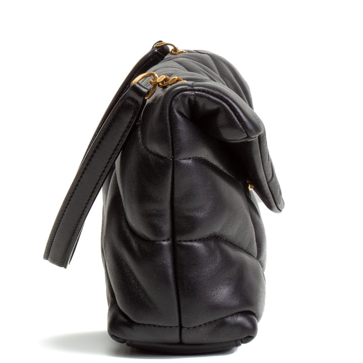 SAINT LAURENT Toy Puffer Bag - Black