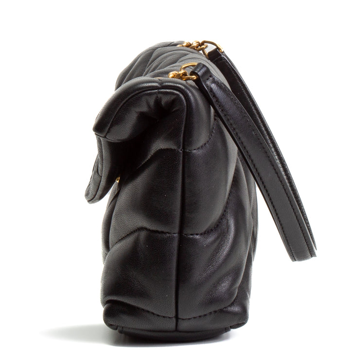 SAINT LAURENT Toy Puffer Bag - Black