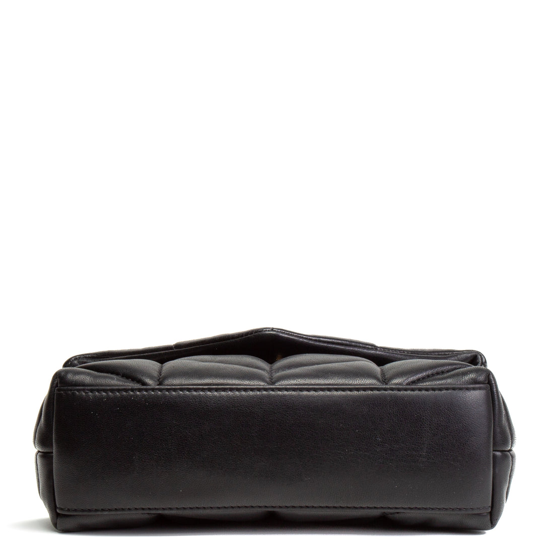 SAINT LAURENT Toy Puffer Bag - Black