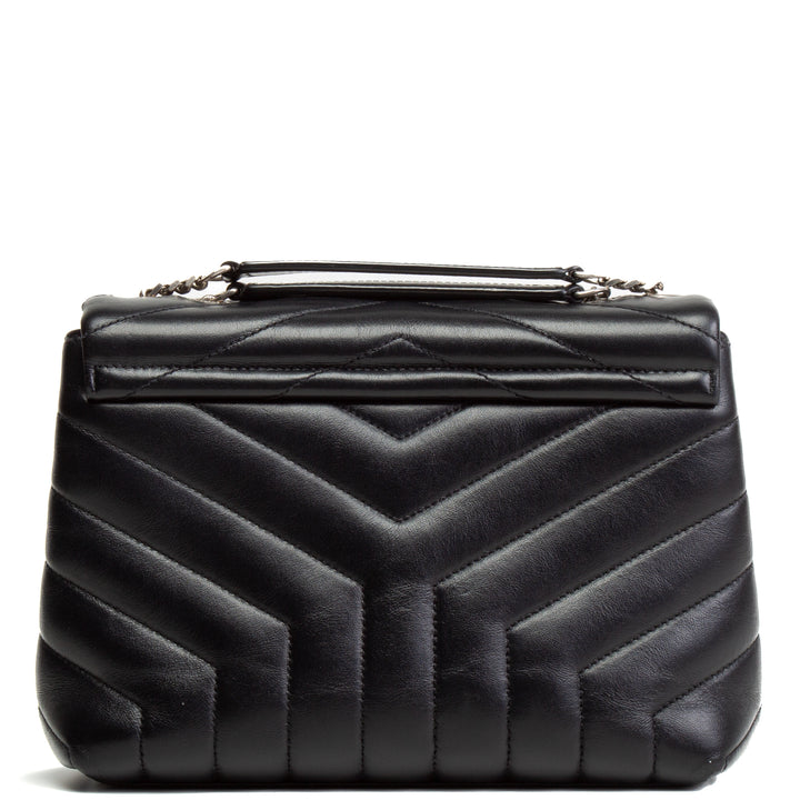 SAINT LAURENT Small Loulou Shoulder Bag - Black