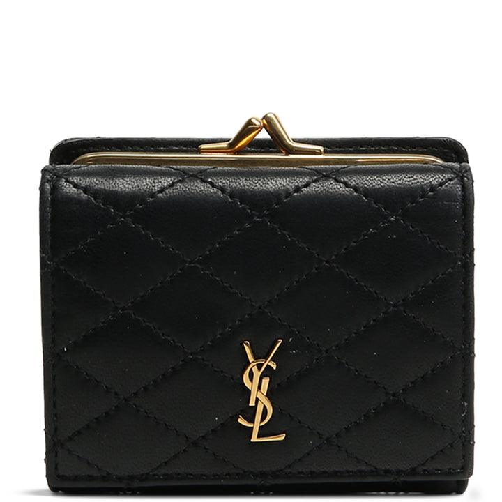 SAINT LAURENT Rider Wallet - Black