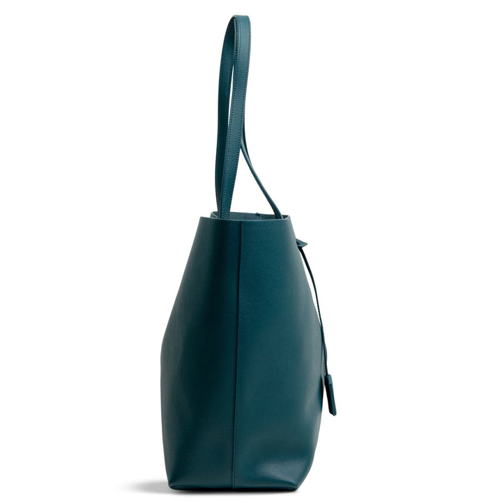 SAINT LAURENT E/W Shopping Tote - Dark Teal