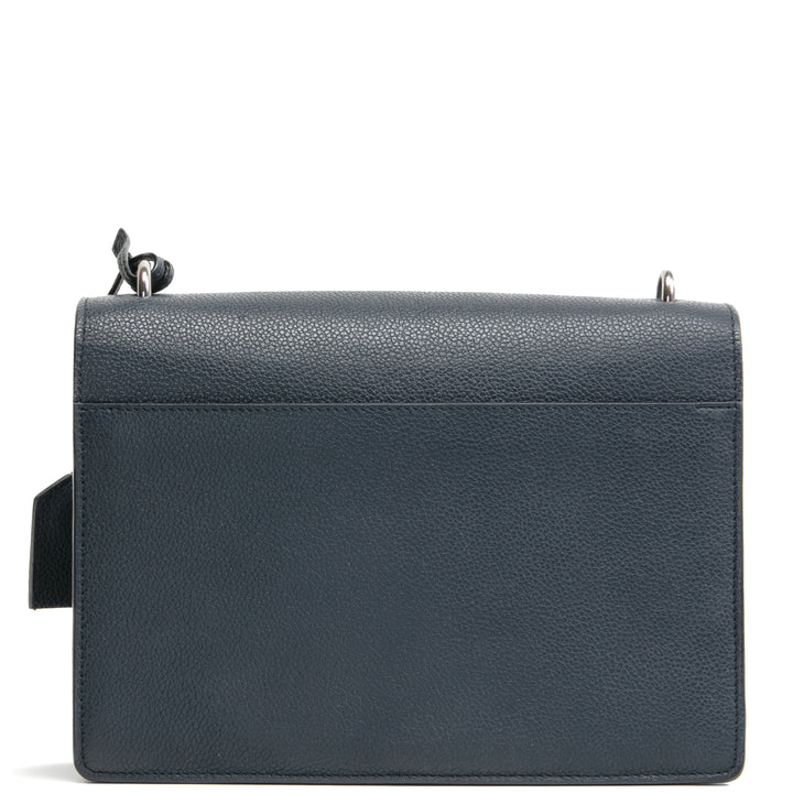 SAINT LAURENT Medium Sunset Satchel - Deep Marine (Navy)