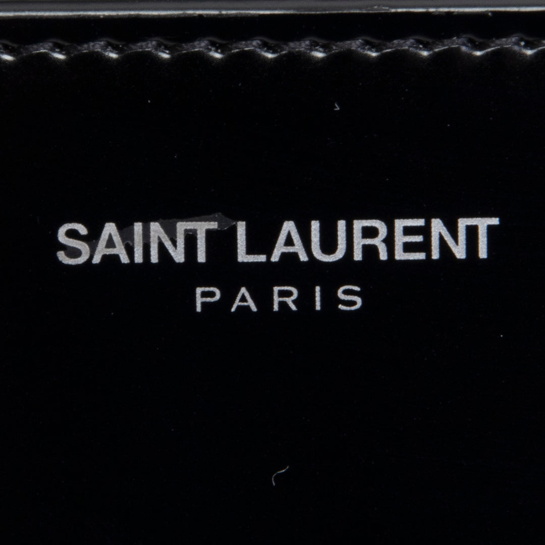 SAINT LAURENT Brushed Calfskin Mini Camera Bag - Black