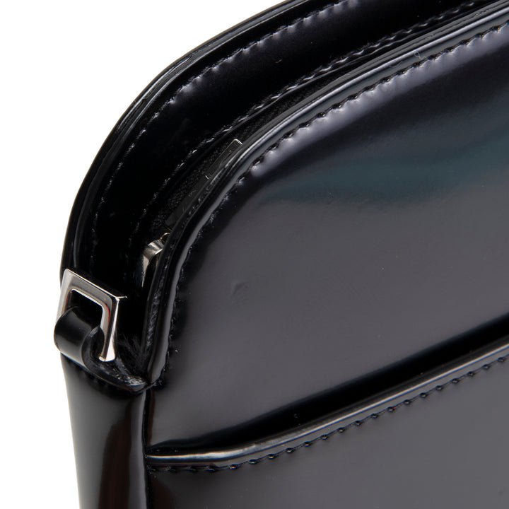 SAINT LAURENT Brushed Calfskin Mini Camera Bag - Black
