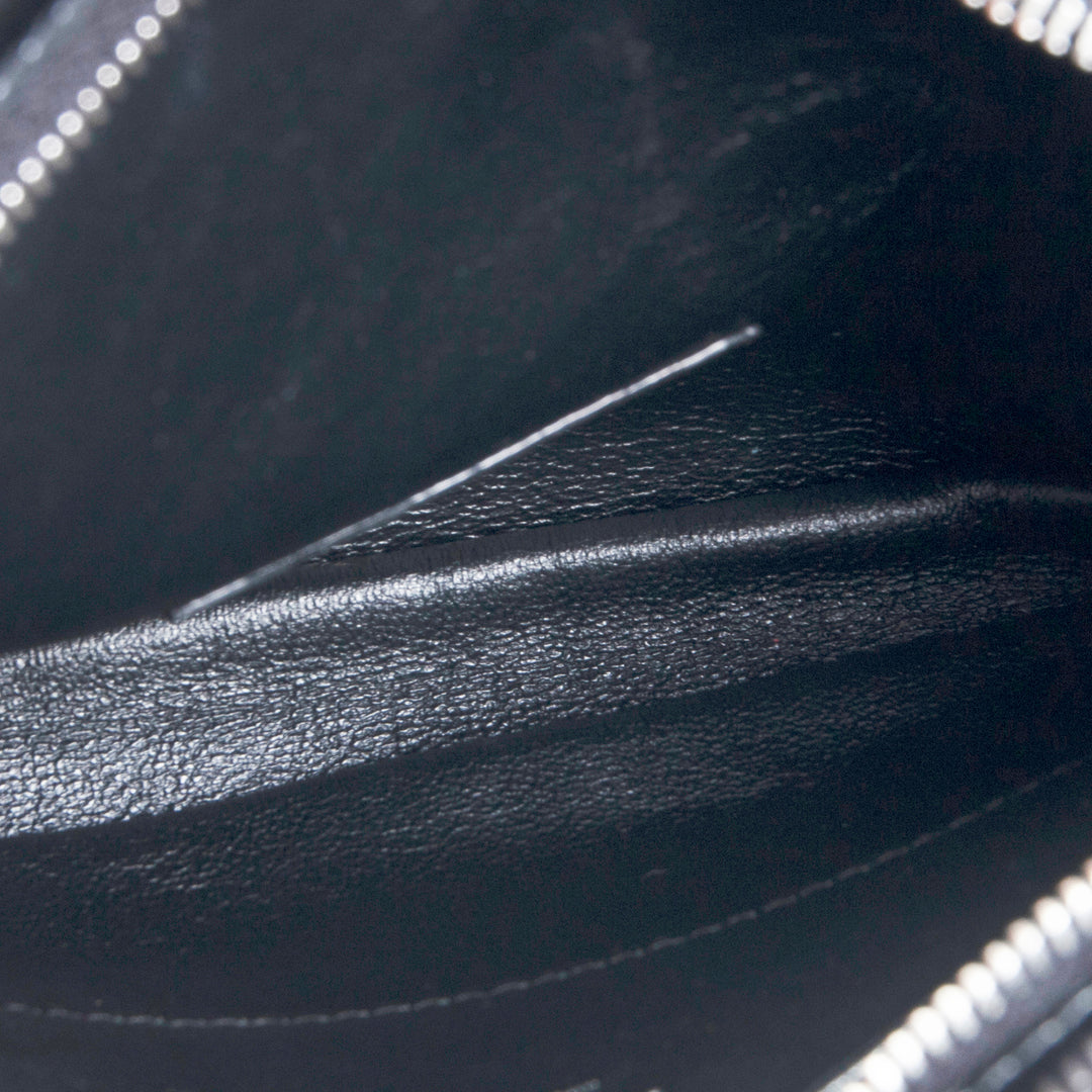 SAINT LAURENT Brushed Calfskin Mini Camera Bag - Black