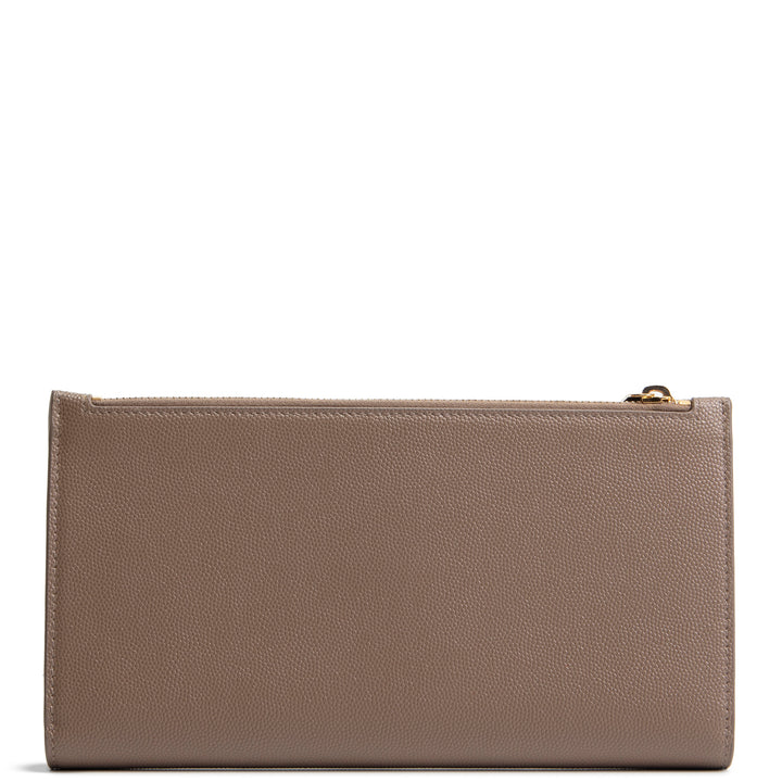SAINT LAURENT Large Uptown Wallet - Brown