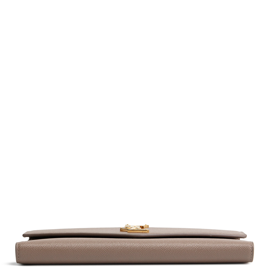 SAINT LAURENT Large Uptown Wallet - Brown