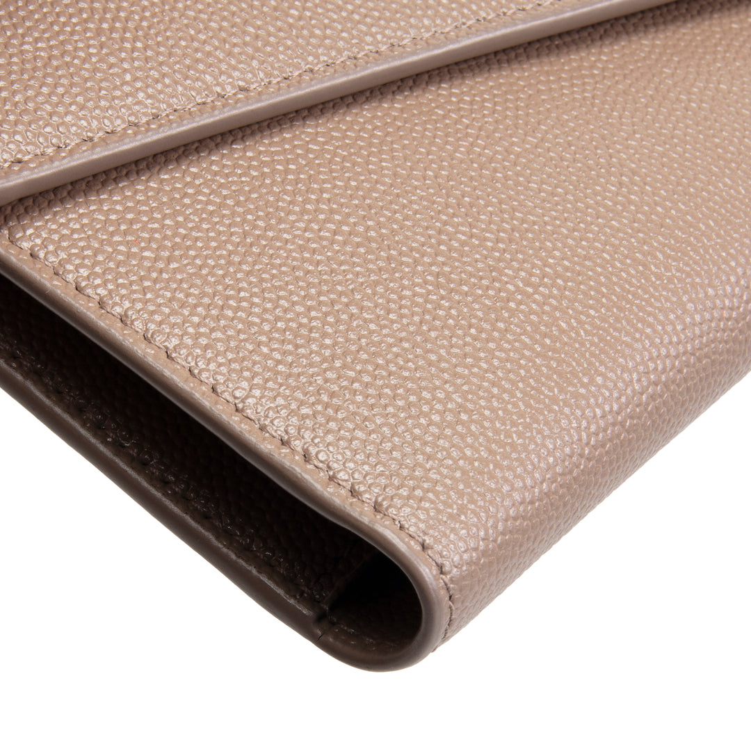 SAINT LAURENT Large Uptown Wallet - Brown