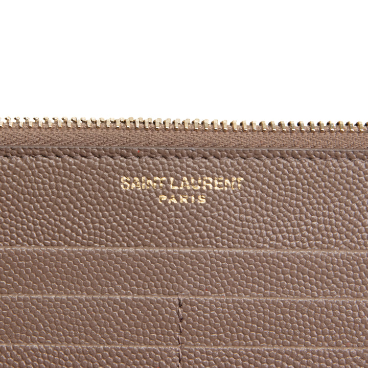SAINT LAURENT Large Uptown Wallet - Brown