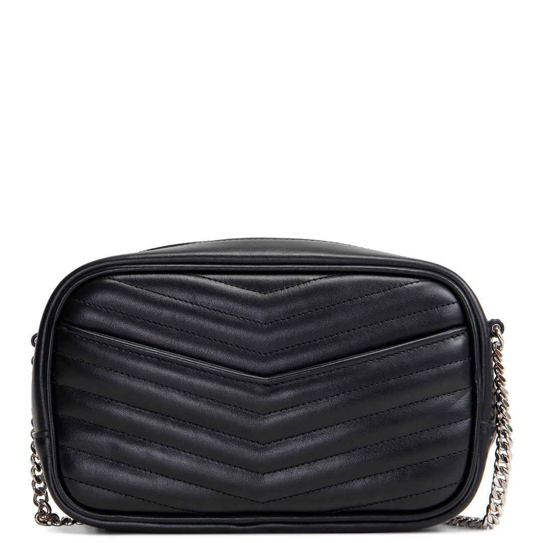 SAINT LAURENT Mini Lou Camera Bag - Black