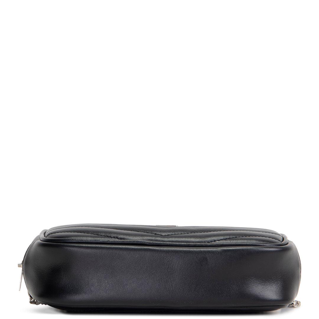 SAINT LAURENT Mini Lou Camera Bag - Black