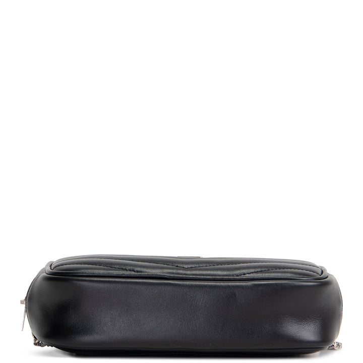 SAINT LAURENT Mini Lou Camera Bag - Black
