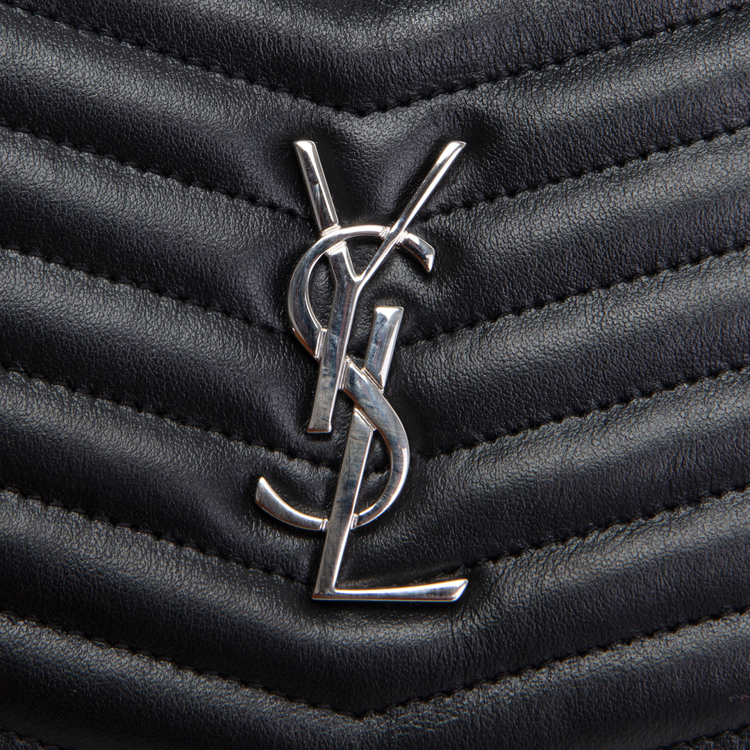 SAINT LAURENT Mini Lou Camera Bag - Black