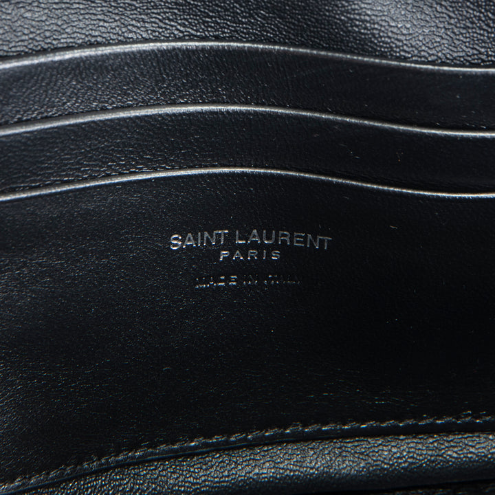 SAINT LAURENT Mini Lou Camera Bag - Black