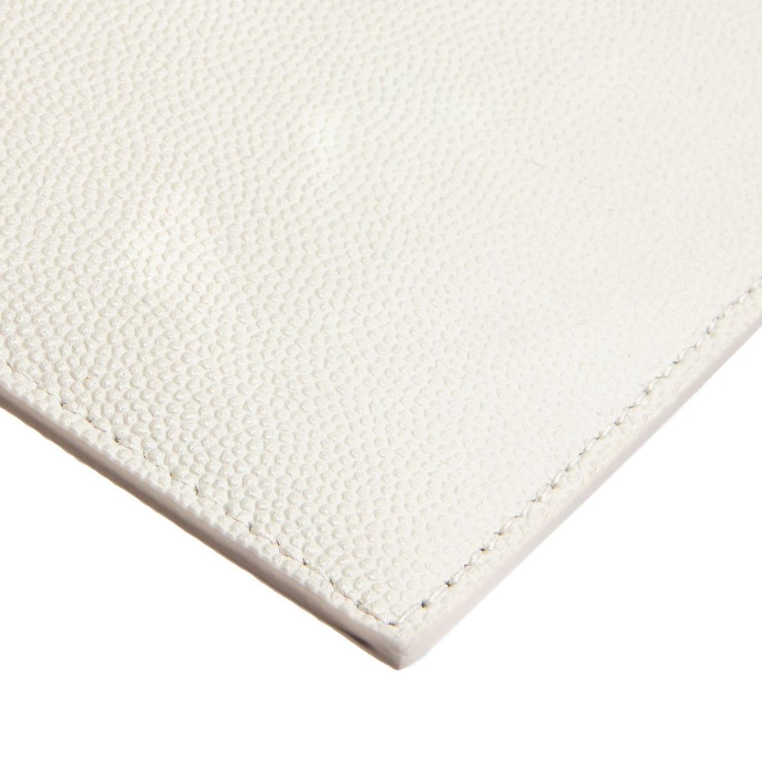 SAINT LAURENT Uptown Clutch - Cream