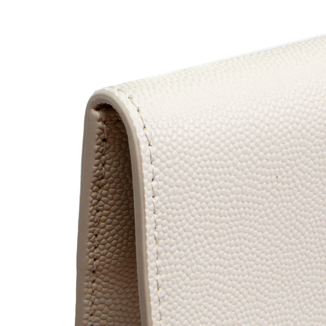 SAINT LAURENT Uptown Clutch - Cream