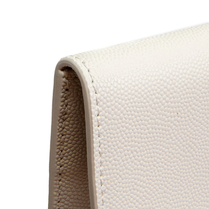 SAINT LAURENT Uptown Clutch - Cream
