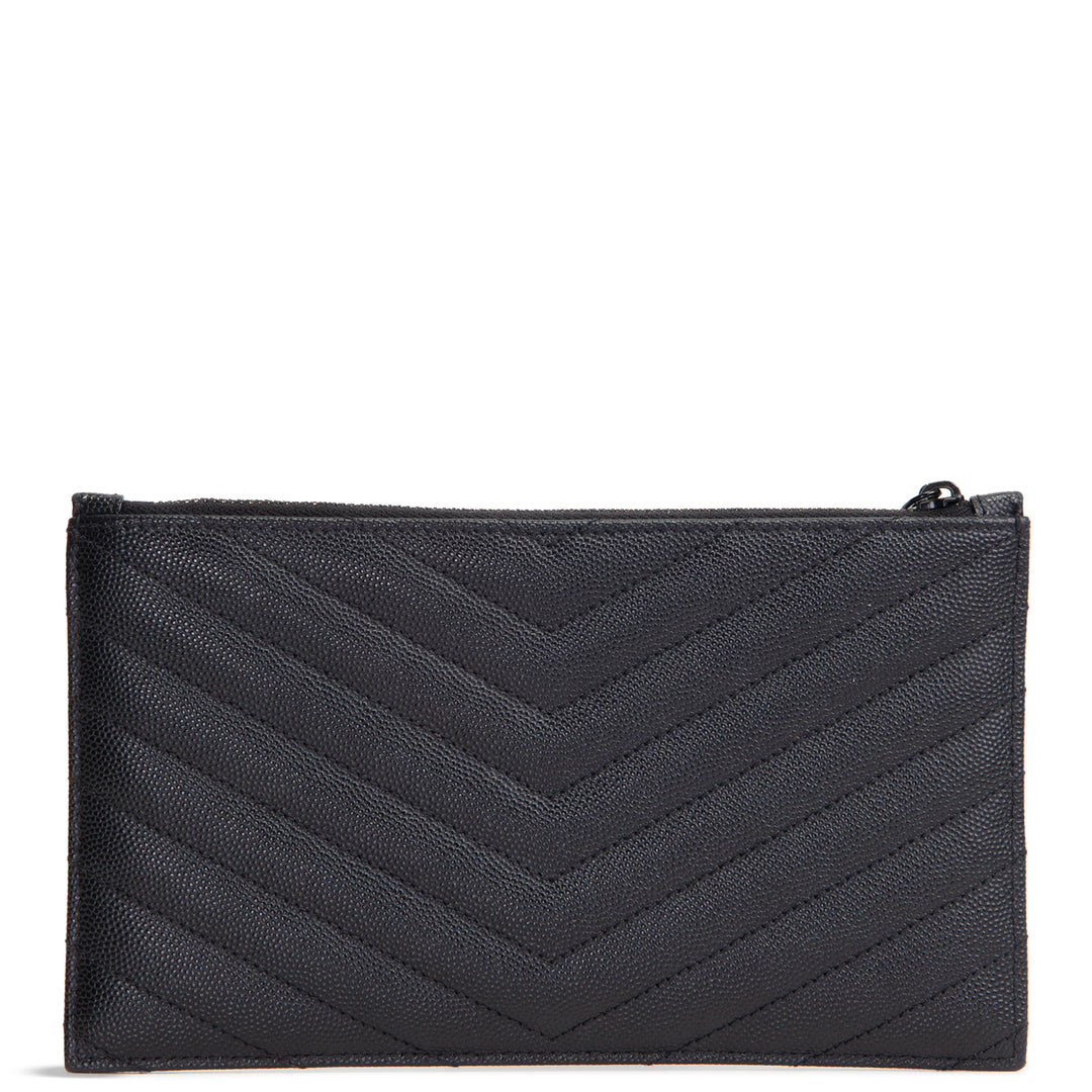 SAINT LAURENT Bill Card Holder Wallet - Black