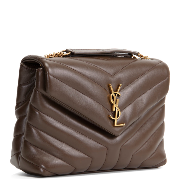 SAINT LAURENT Leather LouLou Shoulder Bag Small