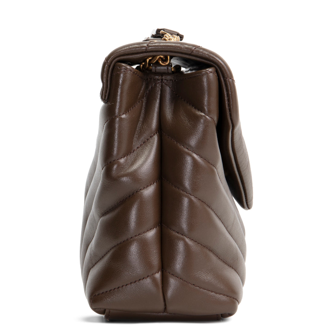 SAINT LAURENT Leather LouLou Shoulder Bag Small