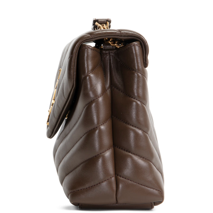 SAINT LAURENT Leather LouLou Shoulder Bag Small