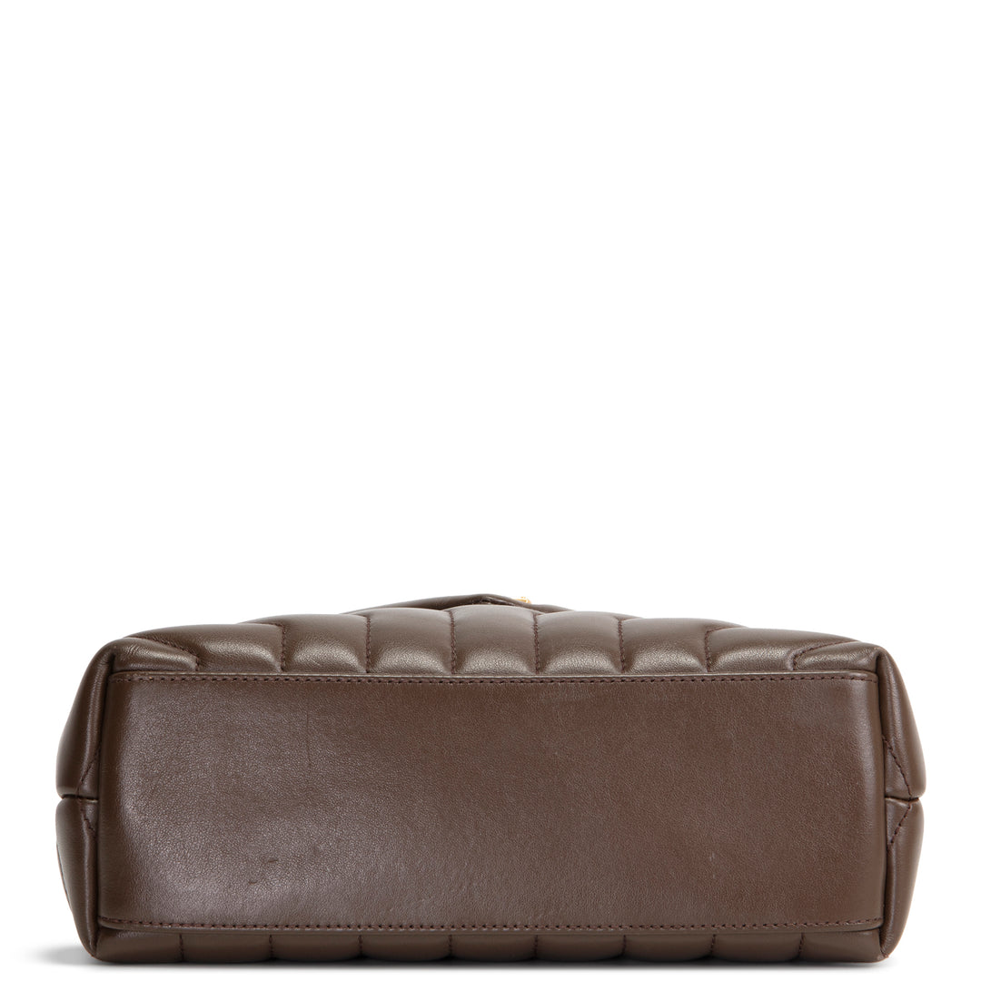 SAINT LAURENT Leather LouLou Shoulder Bag Small