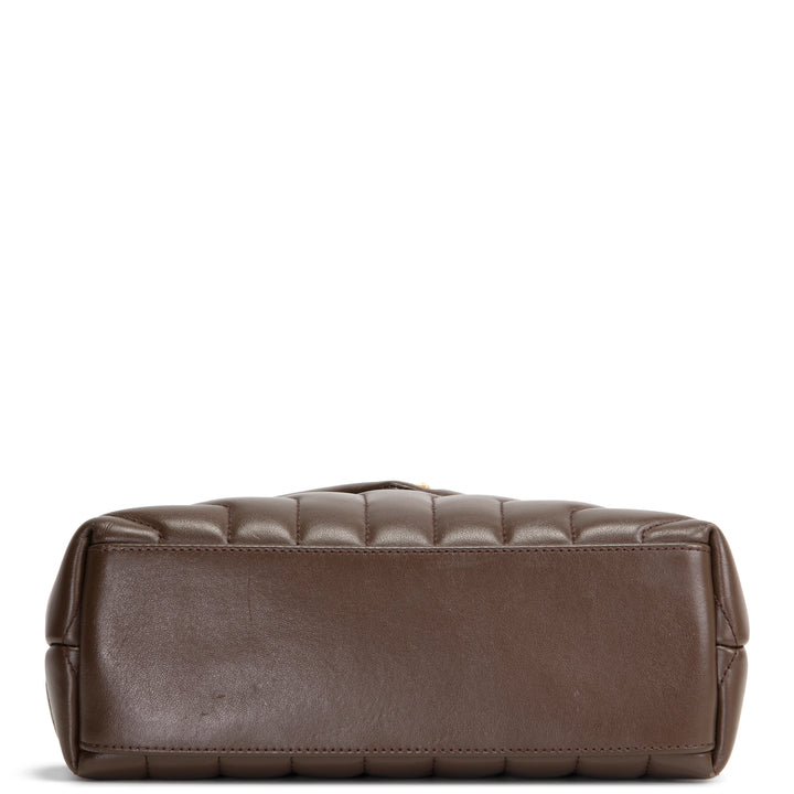 SAINT LAURENT Leather LouLou Shoulder Bag Small