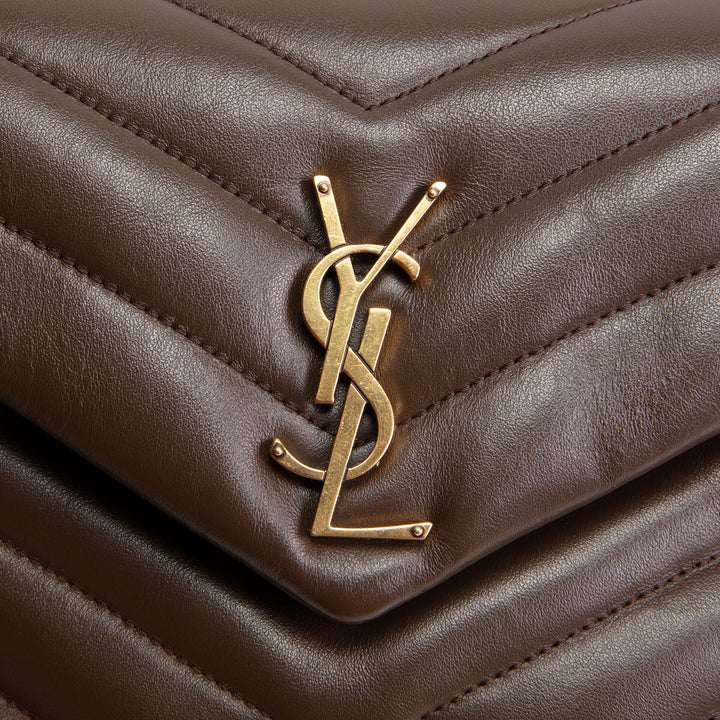 SAINT LAURENT Leather LouLou Shoulder Bag Small