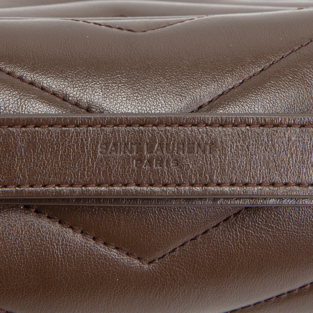 SAINT LAURENT Leather LouLou Shoulder Bag Small