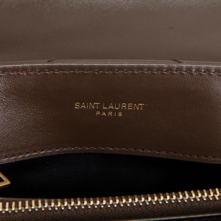 SAINT LAURENT Leather LouLou Shoulder Bag Small
