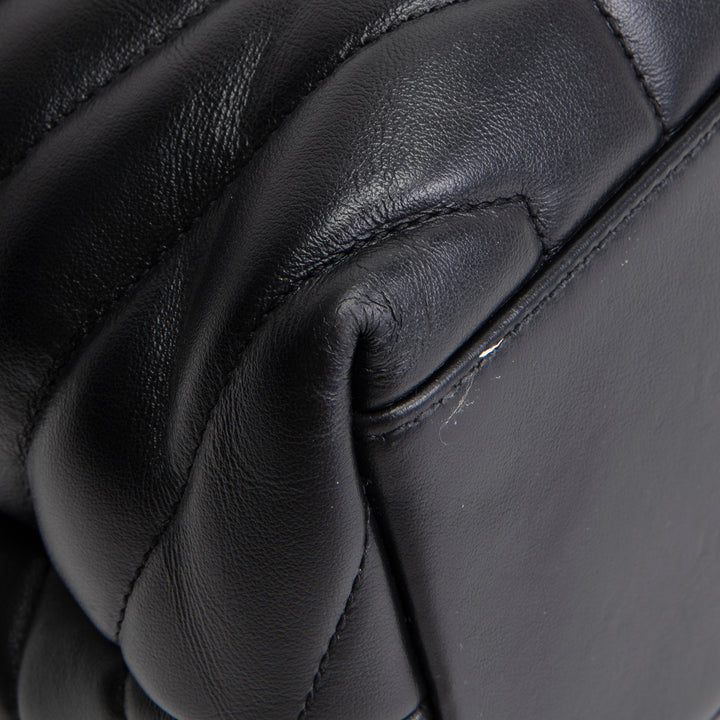 SAINT LAURENT Medium LouLou Shoulder Bag - Black