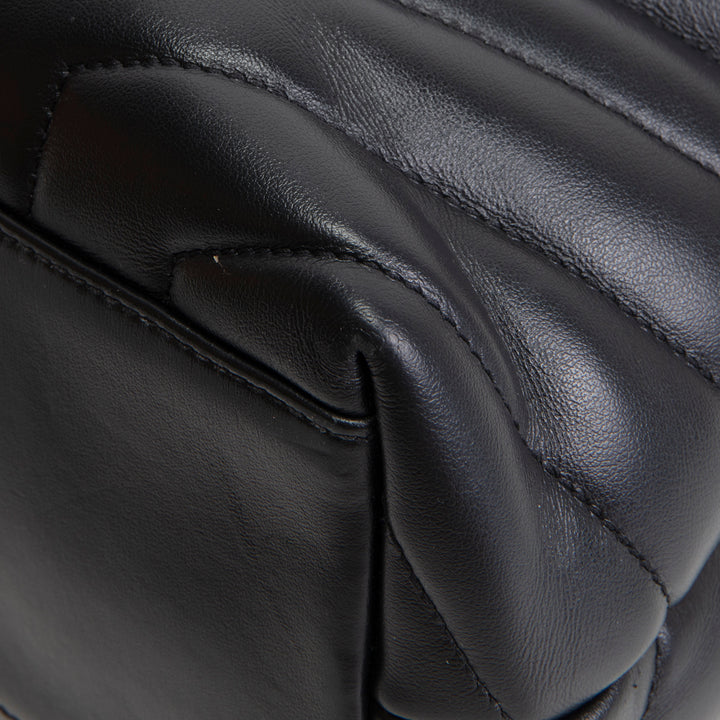 SAINT LAURENT Medium LouLou Shoulder Bag - Black