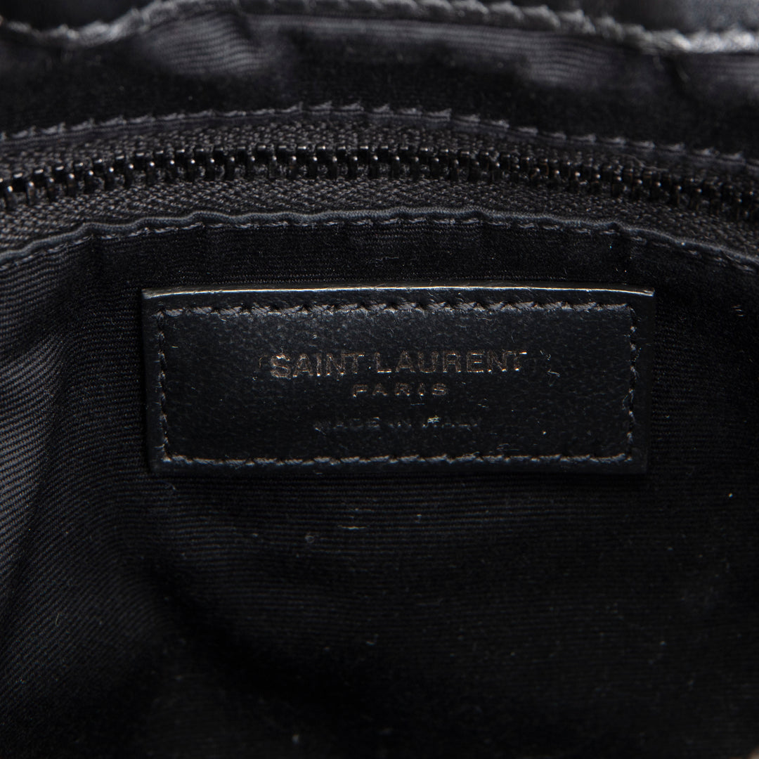 SAINT LAURENT Medium LouLou Shoulder Bag - Black