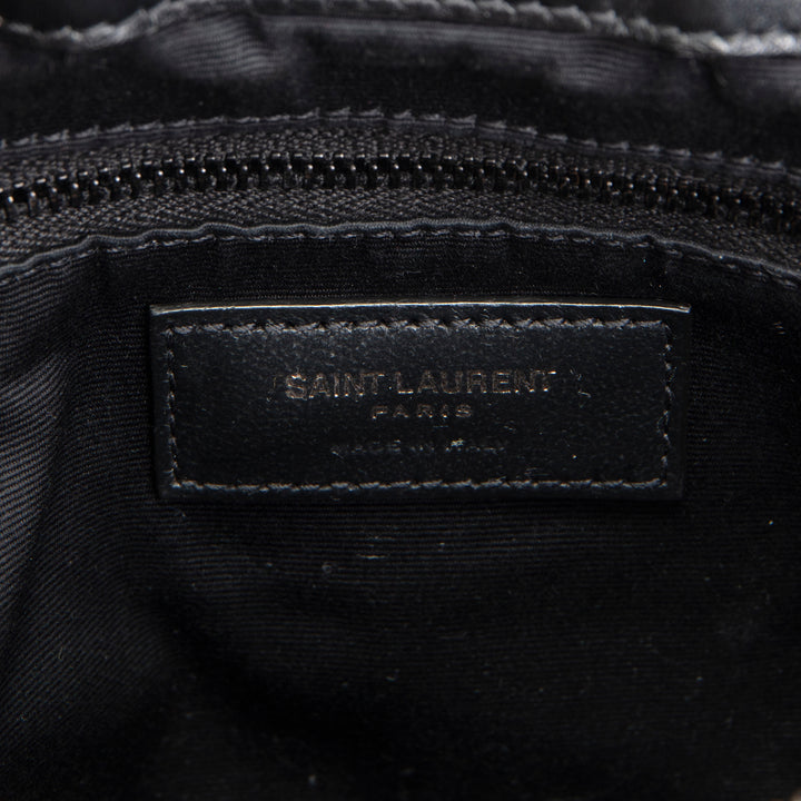 SAINT LAURENT Medium LouLou Shoulder Bag - Black