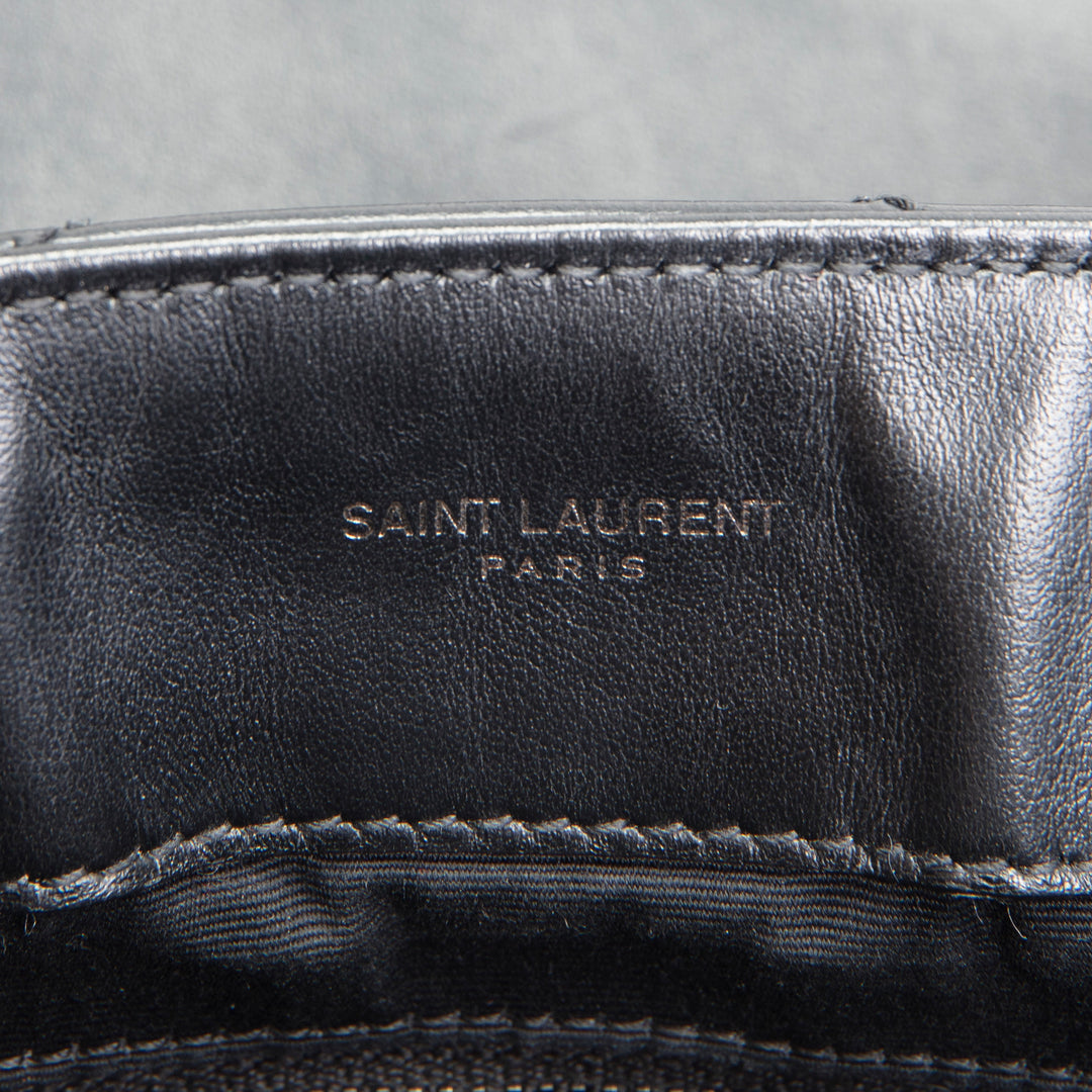 SAINT LAURENT Medium LouLou Shoulder Bag - Black