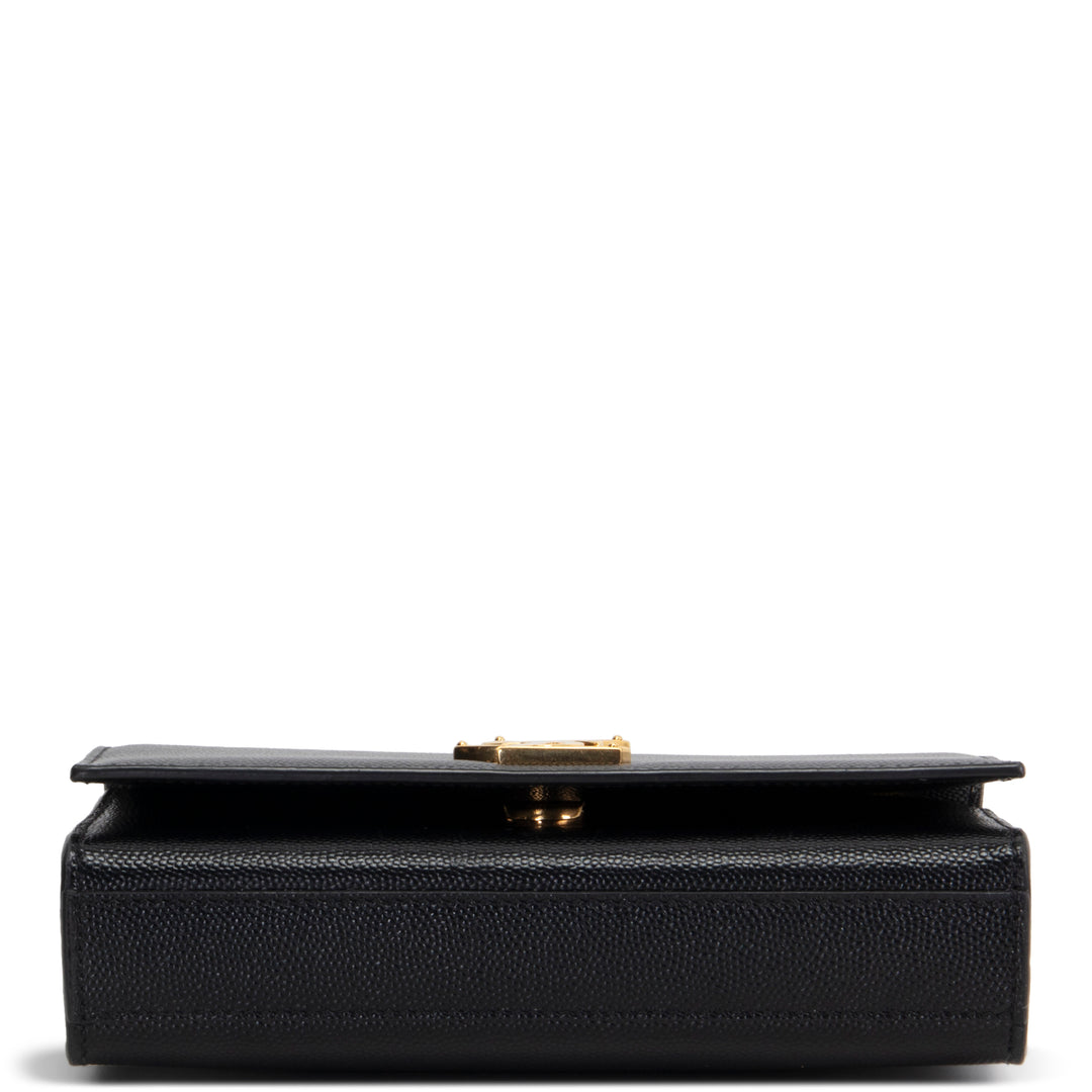SAINT LAURENT Grain de Poudre Small Kate Shoulder Bag - Black