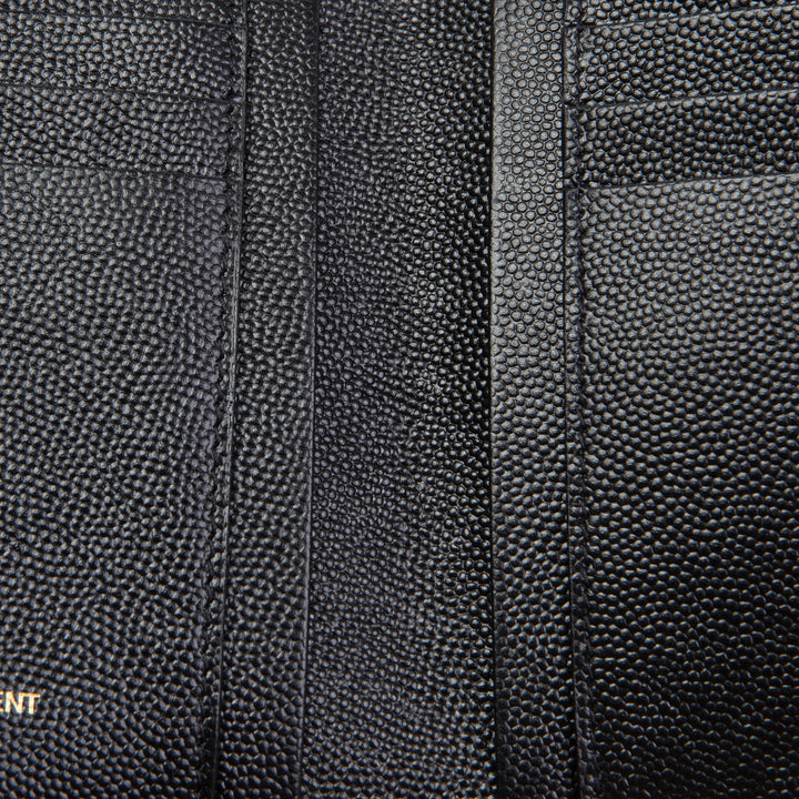 SAINT LAURENT Monogram Envelope Compact Trifold Wallet